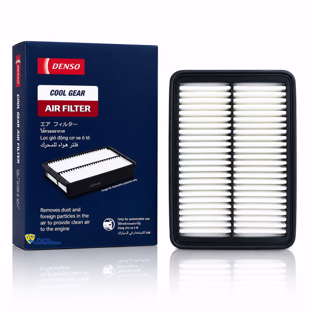 DENSO COOL GEAR AIR FILTER 1051 FOR MAZDA
